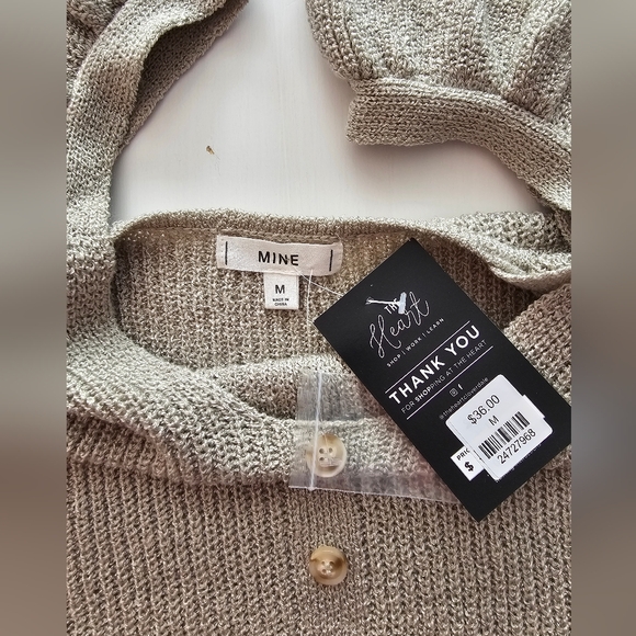 The Heart - Sweater Tank - Sage Green - Size Medium NWT - Picture 2 of 4